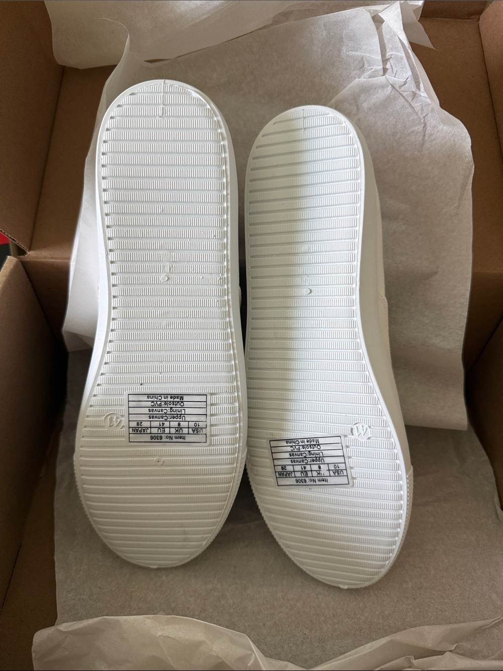 Women's White Canvas Lace-Up Sneakers - Picture 3 of 5